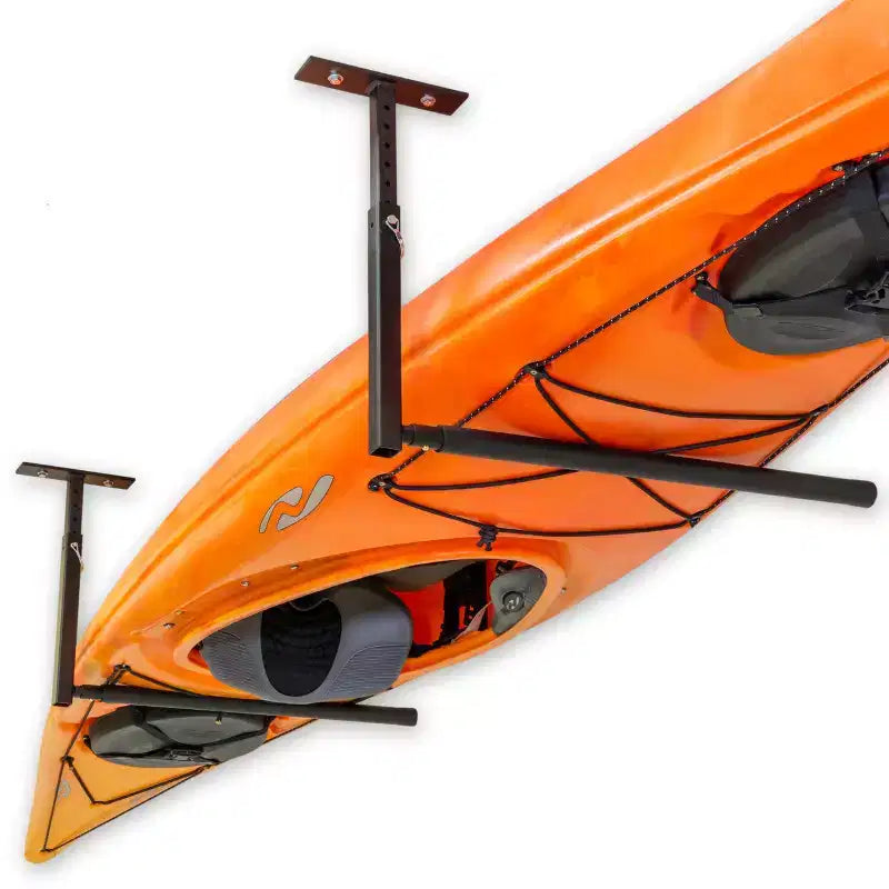 StoreYourBoard Hi-Port 2 | Kayak Adjustable Ceiling Storage Rack | Single | Holds 75 lbs