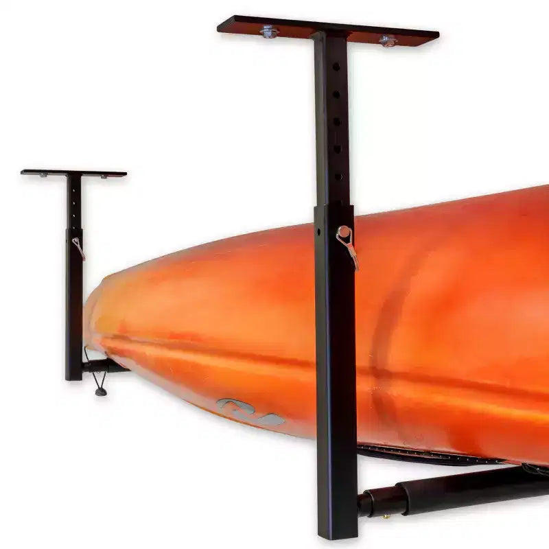 Adjustable Ceiling Kayak Storage Rack, Single, Holds 75 lbs