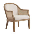Gordon Farmhouse Rattan Solid Wood Armchair| HULALA HOME