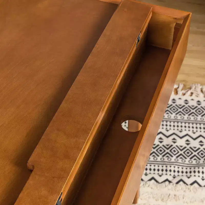 71.5" Writing Desk with Built-in Power Outlets & Storage Drawer, MDF Veneer