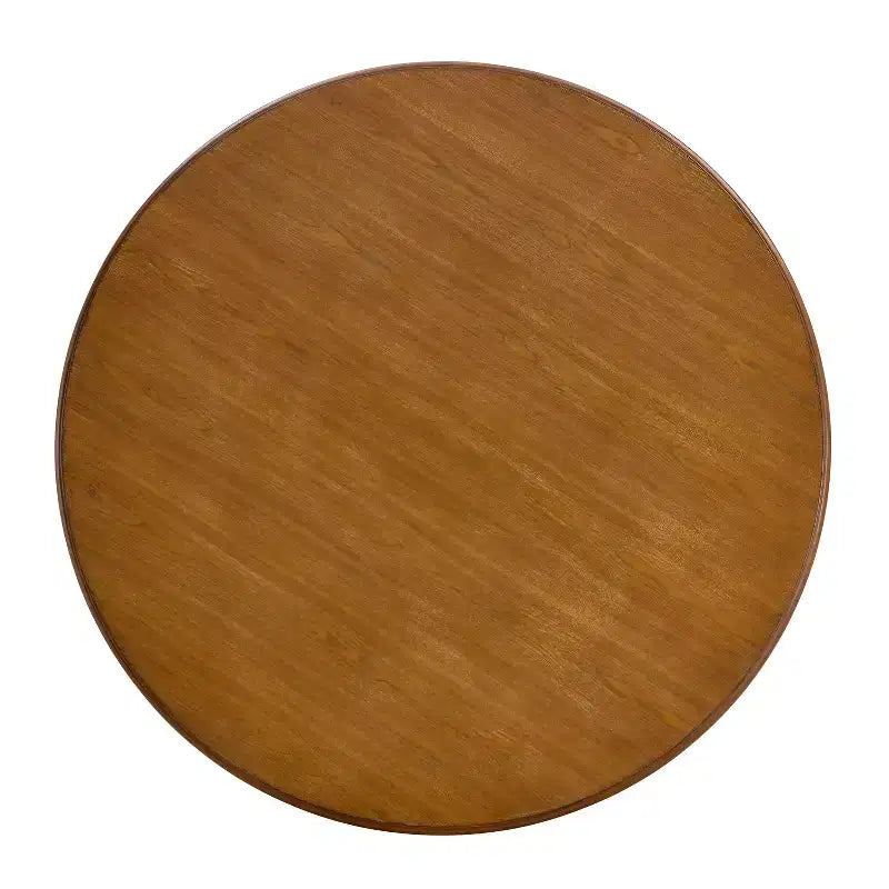46.85" Round Counter Height Dining Table for 4, Modern Hairpin Legs