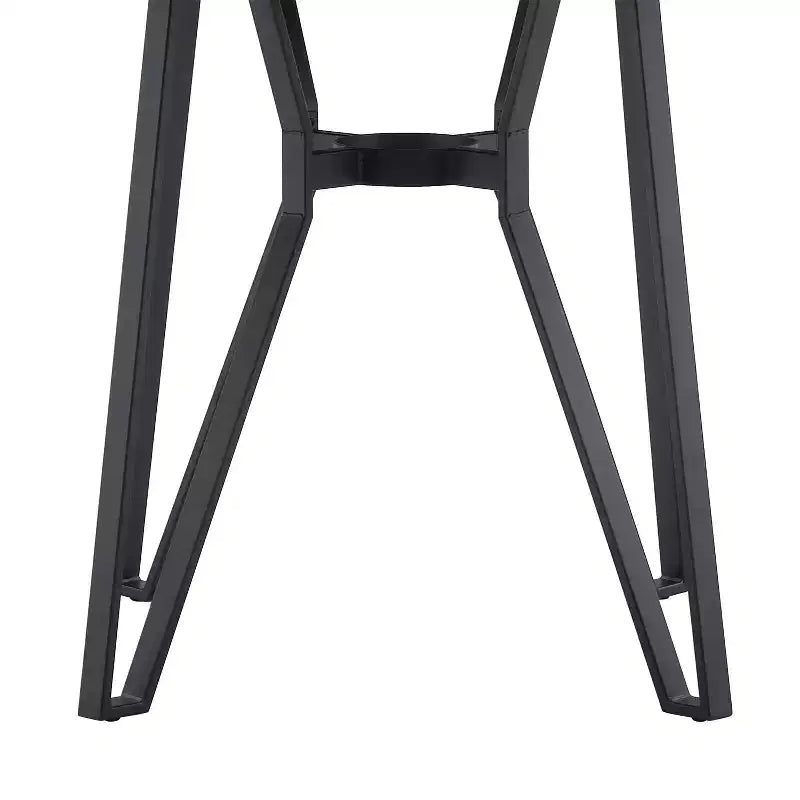 46.85" Round Counter Height Dining Table for 4, Modern Hairpin Legs