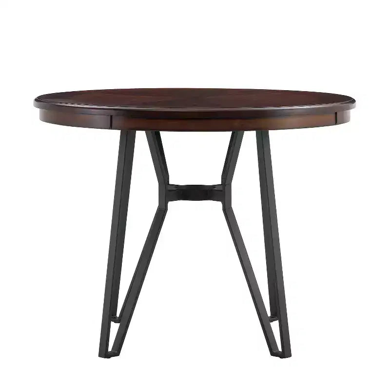 Christopher Knight Home Wedy 46.85 Round Top 4 Seats Counter Height Table with Hairpin Leg