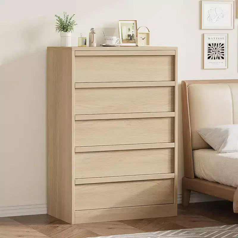 COZONY 5/7 Drawer Dresser for Bedroom, Modern Tall Chest of Drawers with Large Storage, Wooden Organizer for Living Room, Nursery, Entryway
