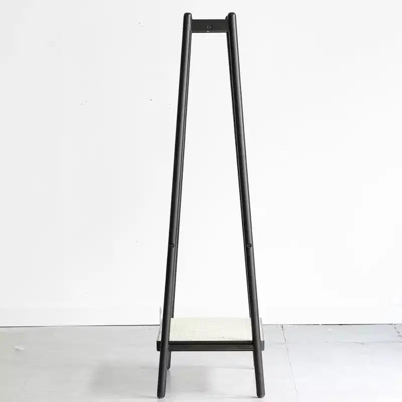 Kleiderdiener aus Holz für Damen und Herren, Kleiderständer mit Schublade, Kleiderbügel, Ablage, Krawattenstange und Schuhablage, Anzugständer für Schlafzimmer, Büro oder Eingangsbereich