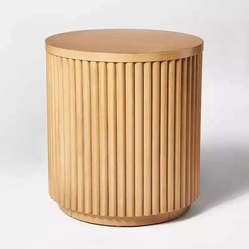 Dowel Side Table Natural - Threshold™ designed with Studio McGee Fully Assembled