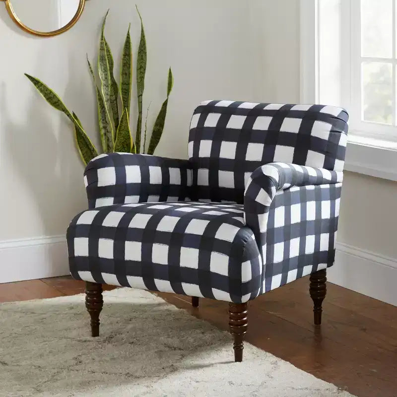Skyline Furniture Ezra Accent Chair in Patterns